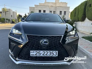  3 Lexus NX300h 2018 (F-sport) original مالك اول صيانة الوكالة فحص كامل قاطع مسافة 70 الف كم