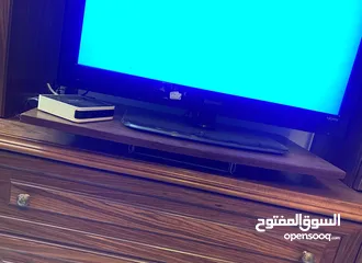  2 مكتبة تلفزيون من مفكو حلوان — خشب طبيعي متين