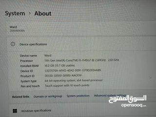  5 Lenovo ThinkPad X1 Carbon Gen 9  I5-11th 14 inch لينوفو ثنك باد اكس 1