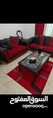  3 طقم كنابايات+طرابيزات+برداية + طاولة كومبيوتر زجاج