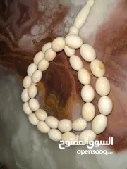  2 مسبحة عاج اصلية  من أنغولا يرجى قراءة الوصف