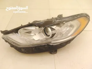  2 ضوء أمامي شمال فورد فيوجن 2017 أصلي مكسور الزجاج