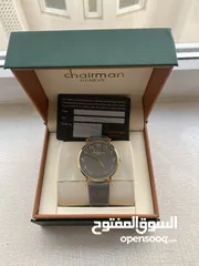  3 ساعة شيرمان الاصلية الفخمة ( بكامل الملحقات ) - Luxury chairman watch Original