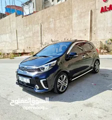  2 كيا مورنينج 2020 GT line  فتحة سقف أصلية