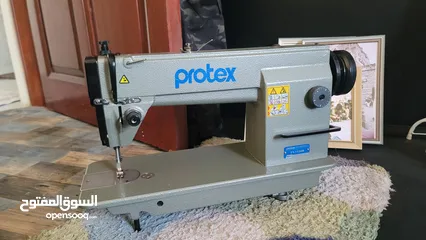  1 مكينة خياطة بروتكس Protex TY-1130m الأصلية  حديد قووي وصلب