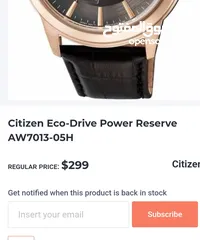  3 للبيع ساعة سيتيزن جديدة مع علبتها الاصليه Luxury watch