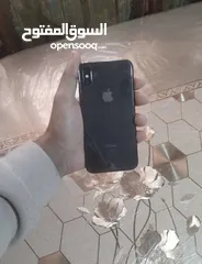  2 ايفون x اسود حالة جيدة