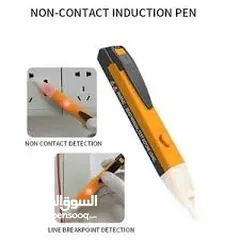  7 قلم كاشف اعطال الكهرباء في السلك  قلم فحص فولتية الكهرباء والكشف عن تردد الكهرباء