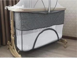  3 سرير اطفال Next to Me احدث اصدار غير مستخدمه غير مستخدمه السعر 65 لسه مسكر في كرتونا   يفتح م