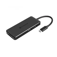  3 موزع USB HUB عالي السرعة 3.1 و  Transcend HUB5C Type-C 6 in one Port USB HUB SuperSpeed 3.1