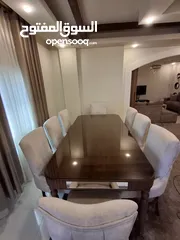  3 طاولة سفرة 8 كراسي جديده
