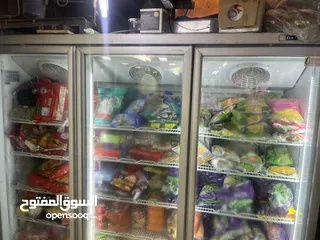  1 ثلاجه 3 متر  فريزر 3 أبواب  ثلاجه باب