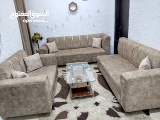  6 طقم كنب للبيع مستعمل خفيف
