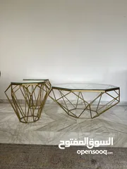  2 طقم طاولات عدد 3