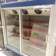  3 ثلاجة عرض خدمة ذاتية