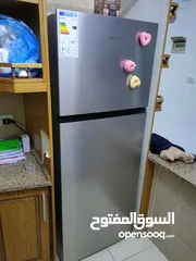  1 ثلاجه هايسنس 369 لتر زي الجديد