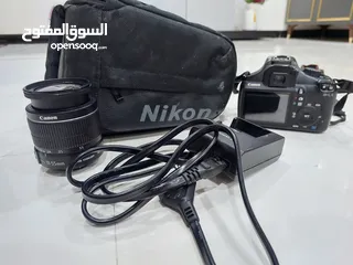  3 كاميرا كانون EOS T3 مع ملحقات