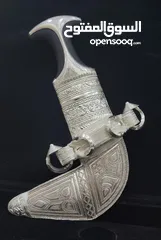 7 خنجر عماني قرن زراف هندي أصلي