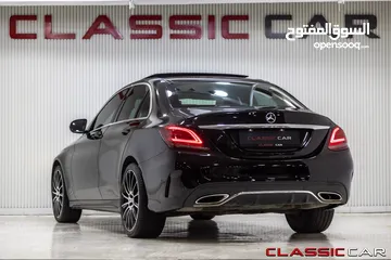  4 Mercedes C200 2019 Amg kit Mild hybrid   السيارة وارد و الشركة و قطعت مسافة 34,000  كم