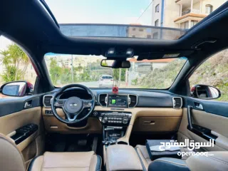  6 كيا سبورتاج GT line 2017 . اوتوماتيك . يد اولى . اصل برايفيت . دهان شركه . فل فل فل اضافات .