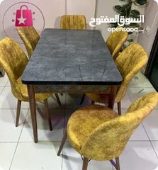  16 طاولات سفرة مع 6 مقاعد
