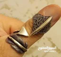  22 خواتم فضه رجالي