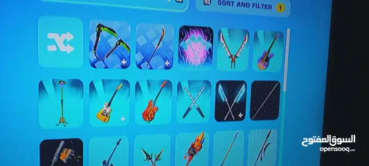  3 حساب فورت للبيع وإضافة 700 فيبوكس