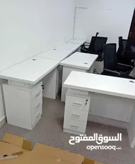  10 office tables and chairs