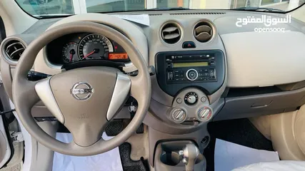  8 NISSAN MICRA/2019/WHITE/GCC/1 YEAR WARRANTY