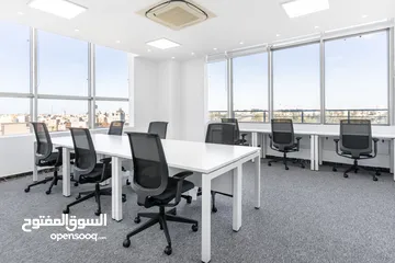  5 Fully serviced open plan office space for you and your team in Muscat, Pearl Square