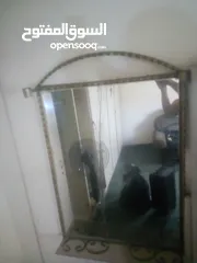  1 مراي حائط 1م*70سم حديد ثقيل مربع وتيوب شغل تفصيل