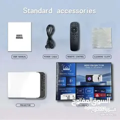  2 بروجكتر 4K نظام HD أعلى مواصفات نظام WI FI والبلوتوث اخر اصدار في سوق ويدعم جميع مداخل