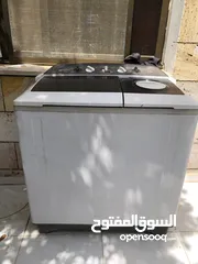  1 غساله حوضين للبيع نوع ال جي