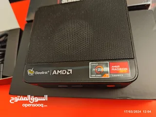  2 كمبيوتر بحجم الكف رايزن 7 32GB RAM 500GB M.2 SSD AMD