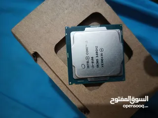  3 معالج i3 8100 , مع مذر بورد  prime b360m-k  , البيع للقطعتين فقط و ليس كل وحده لحال
