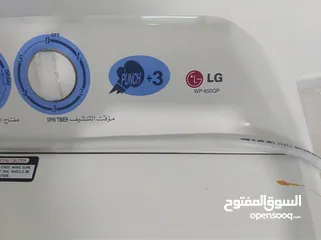  2 غسالة LG مستعمل نظيف جدا