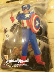  1 ملابس كابتن أمريكا   الاصليه مع درع