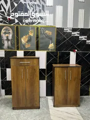  1 بشكل مميز خزانة أحذية تفصيل خشب مستورد متوفر بحجمين بسعر الجملة يتحمل اوزان عالية خشب أصلي مكفول