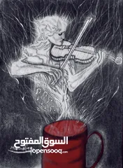  2 لوحات سريالية اصلية بأحجام كبيرة