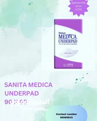  1 Sanita medica underpad 90 x 60