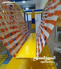  14 خدمة تفصيل ارضية ترامبولين  وتركيب بايب مواسير فوم سيفتي لعمدان الحديد لمناطق الالعاب و شبك بلاستيك