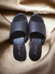  2 Black wedge sandals