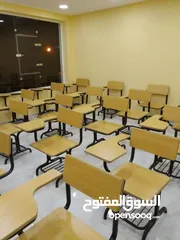  9 مقاعد طلاب مدارس ومراكز حديد ثقيل مقاعد وخشب جديد قص ليزر شي مميز
