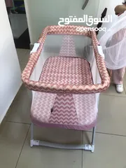  10 تخت بيبي ازرق وزهري جديد