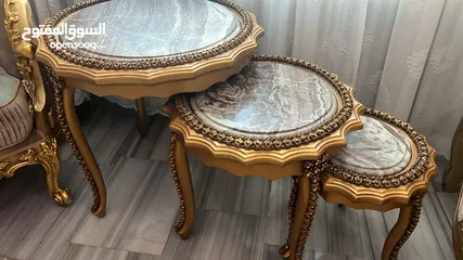  2 طاوله جرانيت للبيع بحاله ممتازه  استعمال بسيط استعمال بسيط تقيله جدا صاله جرانيت الأصلي