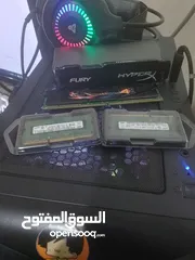  7 رامات ddr3  لابتوب و بي سي جيمينج و ddr4 بي سي  جيمينج التفاصيل الباقية بالوصف