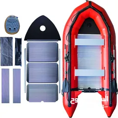  1 Inflatable Dinghy Boat with Aluminum Floor and Aluminum Transom