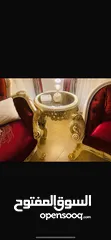  3 طقم كنب حفر زان دمياطي مصري وقماش تركي