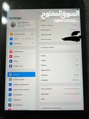 6 ايباد اير 2 حاله ممتازه جدا شاهد الوصف.