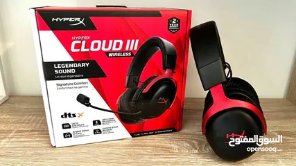  3 سماعة Hyperx cloud 3 شبه جديدة